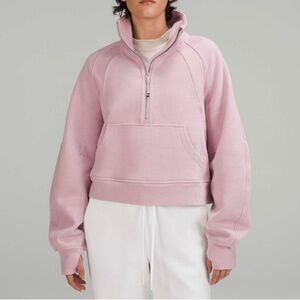 LULULEMON 2 Piece Scuba Set Pink Peony